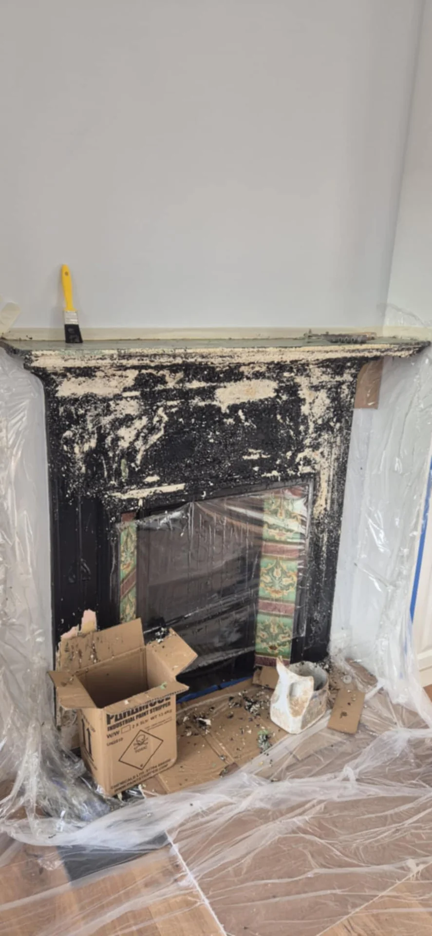 Fireplaces stripped by Global Door Stripping