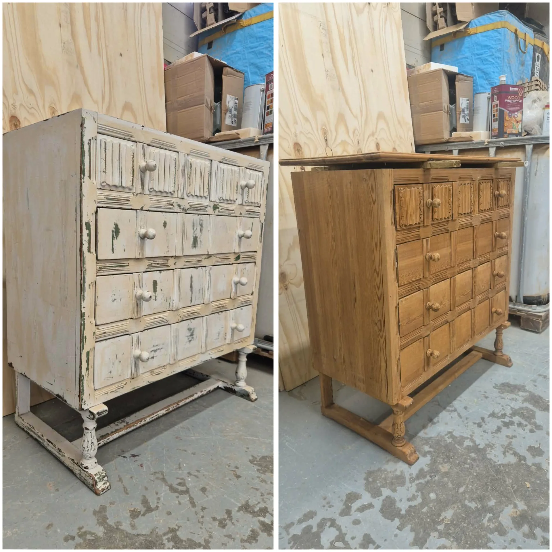 Furniture stripped by Global Door Stripping